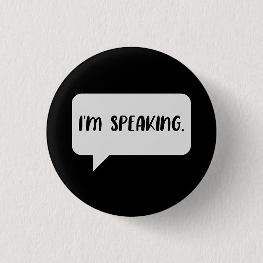 私は引用文だ 缶バッジ (正面)