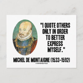 私は引用文を自分のためだけに他の人を選ぶ ポストカード