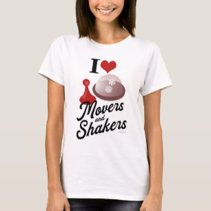 私は引越し業者とシェイカーズおもしろいボードゲーマーモットーが大好き Tシャツ