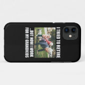 私は引退しようとしたが、今は孫の世話をしている Case-Mate iPhoneケース (裏面(横))