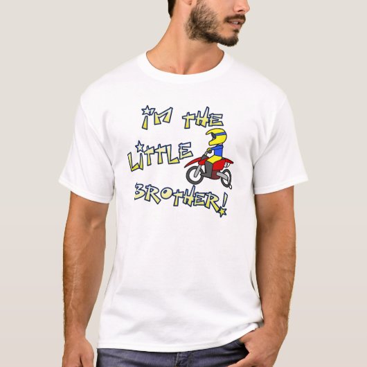 私は弟のモトクロスの暗闇のTシャツです Tシャツ (正面)