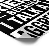 私は弱虫を話すので柔らかい友達は持てない ポスター (角)