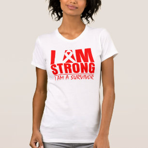 私は強いです-私は生存者です-なでます病気を Tシャツ