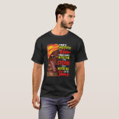 私は強いアフリカの女性である私はストーム黒Hist Tシャツ (正面フル)