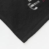 私は強いタイプ静かだおもしろい フリースブランケット (角)