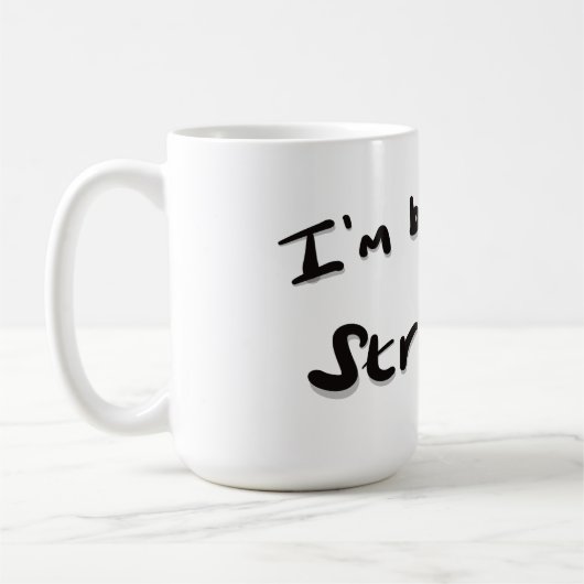 私は強い酒を造っている コーヒーマグカップ (左)