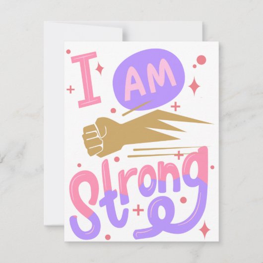 私は強い シーズンカード (正面)