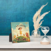 私は強い – 女の子のエンパワーメント フォトプラーク (インサイチュ)