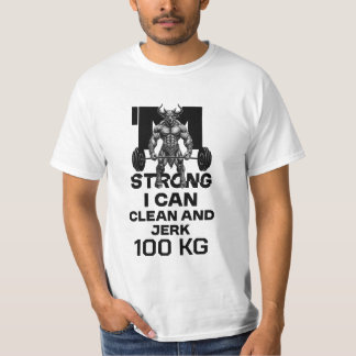 私は強い – 私はクリーンとジャークすることができる Tシャツ