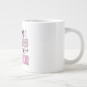 私は強い、私は生き残った ジャンボコーヒーマグカップ (右)