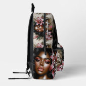 私は強くなる プリントバックパック (左)