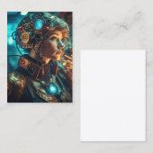 私は強く力強いスーパーヒーローを夢見ている 名刺 (正面/裏面)
