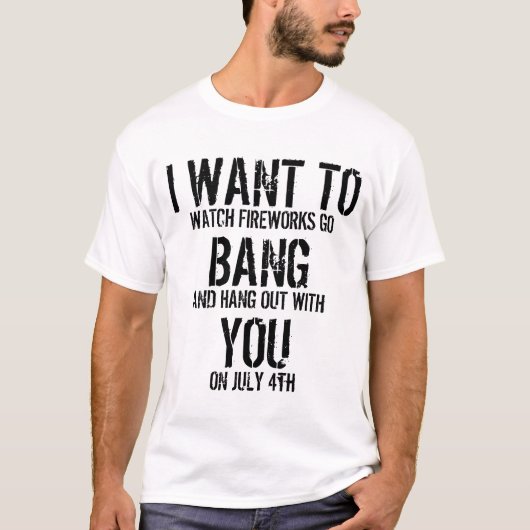私は強打したいと思います Tシャツ (正面)