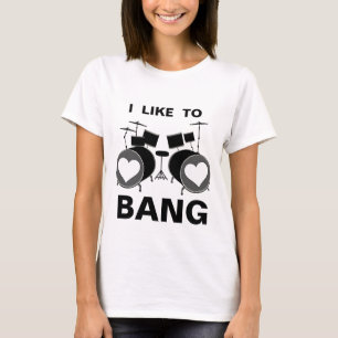 私は強打するのを好みます Tシャツ
