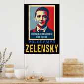 私は弾薬が必要だ、乗っていない、Volodymyr Zelensky ポスター (キッチン)