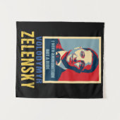 私は弾薬が必要だ、乗るのではなく、ボロディミル・ゼレンスキー タペストリー (正面(横))