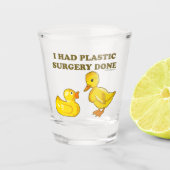 私は形成外科をできていてもらいました ショットグラス (正面)