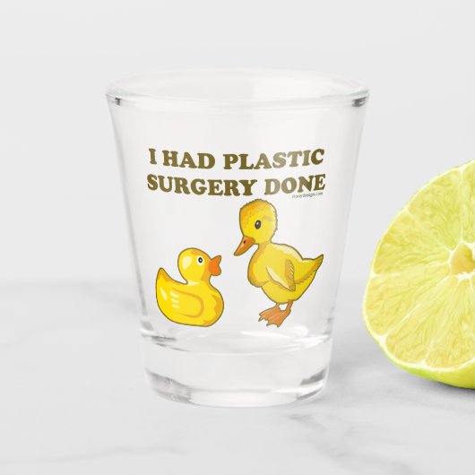 私は形成外科をできていてもらいました ショットグラス (正面)