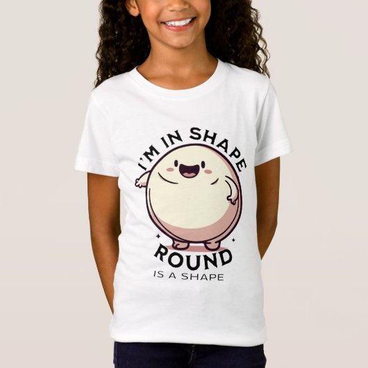 私は形(丸は形) Tシャツ (正面)
