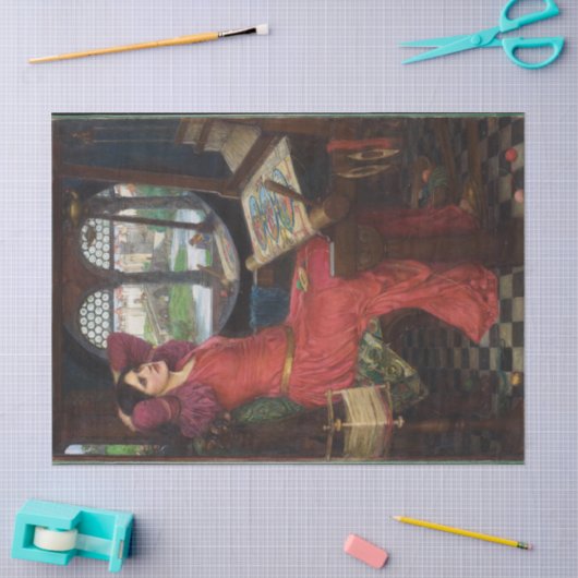 私は影に半分うんざりしているとシャロットの女性が言った 薄葉紙 (クラフト)