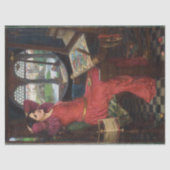 私は影に半分うんざりしているとシャロットの女性が言った 薄葉紙 (正面)