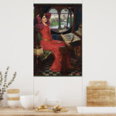 私は影に半分酔っている、シャロットの婦人は言った ポスター (キッチン)