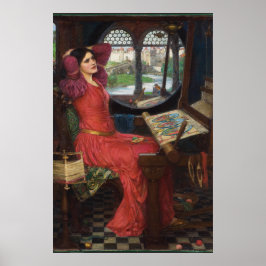 私は影に半分酔っている、シャロットの婦人は言った ポスター