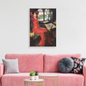 私は影に半分酔っている – John Waterhouse キャンバスプリント (インサイチュ (リビング))