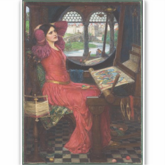 私は影に半分酔っている – John Waterhouse シール (正面)