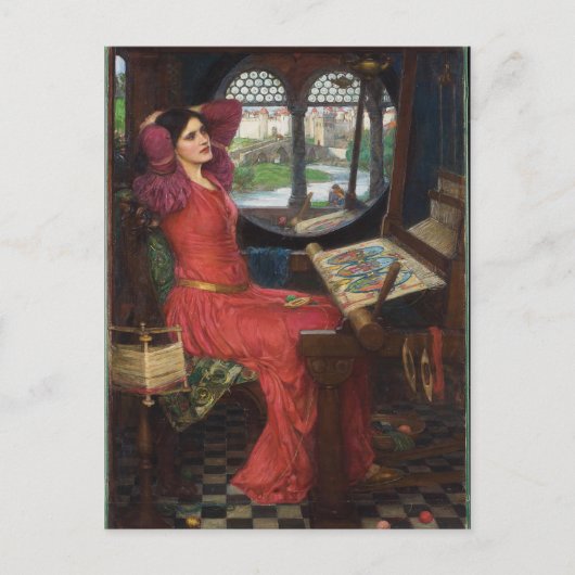 私は影に半分酔っている – John Waterhouse ポストカード (正面)