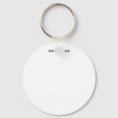 私は影を覚えている – 輝くフード付き姿デザイン キーホルダー (裏面)