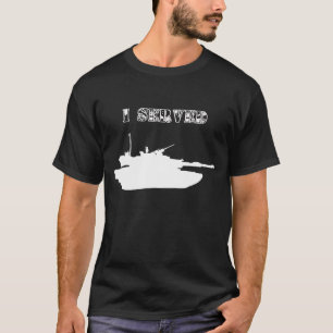 私は役立ちました: M1 Abrams Tシャツ