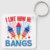私は彼がカップルのマッチング家族の懇親会を打つ方法が好き キーホルダー (裏面)