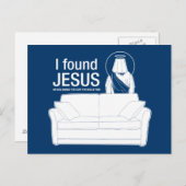 私は彼がソファの後ろにいたイエスを見つけた ポストカード (正面/裏面)