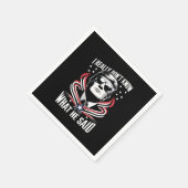 私は彼がトランプ・バイデン氏を何と言ったか本当におもしろい分からない スタンダードカクテルナプキン (角)