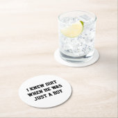 私は彼が少年の頃に泥を知った ラウンドペーパーコースター (インサイチュ)