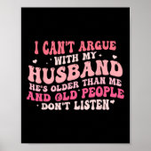 私は彼が私より年上だと夫と言い争えない ポスター (正面)