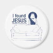 私は彼が長椅子の後ろにいるのが見えた マグネット (正面)