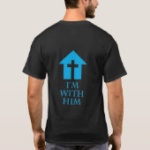 私は彼とあります Tシャツ (裏面)