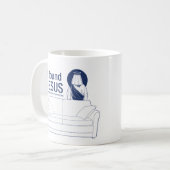 私は彼によってがソファの後ろに全チタニウムだったイエス・キリストを見つけました コーヒーマグカップ (正面左)