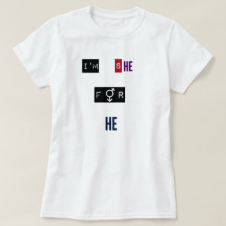 私は彼のための彼女です Tシャツ
