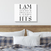 私は彼のキャンバスカスタムだ キャンバスプリント (インサイチュ (寝室))