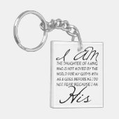 私は彼のキリスト教のインスピレーションだ キーホルダー (正面左)