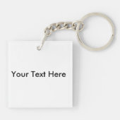 私は彼のキリスト教のインスピレーションだ キーホルダー (裏面)