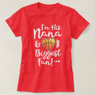 私は彼のナナおよび最も大きいファンの野球の試合のギフトです Tシャツ