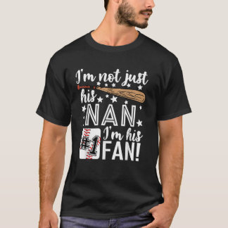 私は彼のナンではない私は彼の1ファン野球グランド Tシャツ