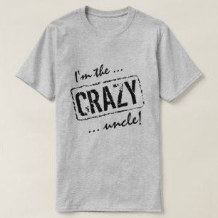 私は彼の叔父熱狂するおもしろTシャツだ Tシャツ