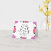 私は彼の喜び明るい花模様空白のNotecard カード (黄色い花)