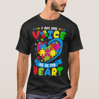 私は彼の声は彼が私のハート愛の愛を待っている Tシャツ