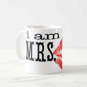 私は彼の妻である。 コーヒーマグカップ (正面左)